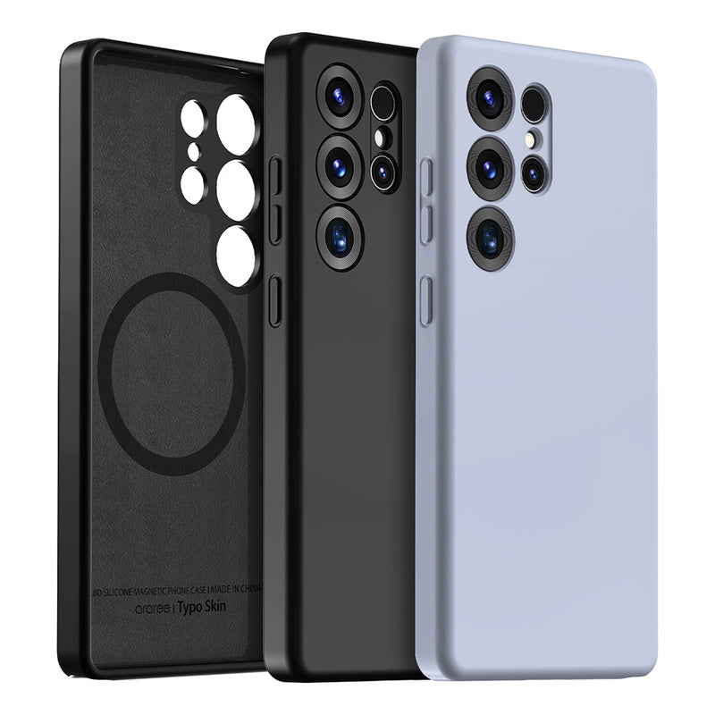 Araree 三星 Galaxy S25 Ultra 磁吸式矽膠保護殼
