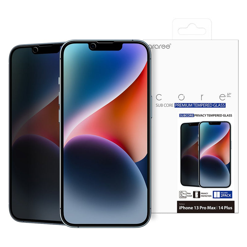 Araree Apple iPhone 13/14 系列 防窺強化玻璃螢幕保護貼(2片裝)