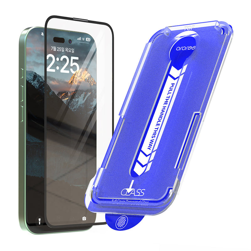 Araree Apple iPhone 16 零失敗強化玻璃保護貼