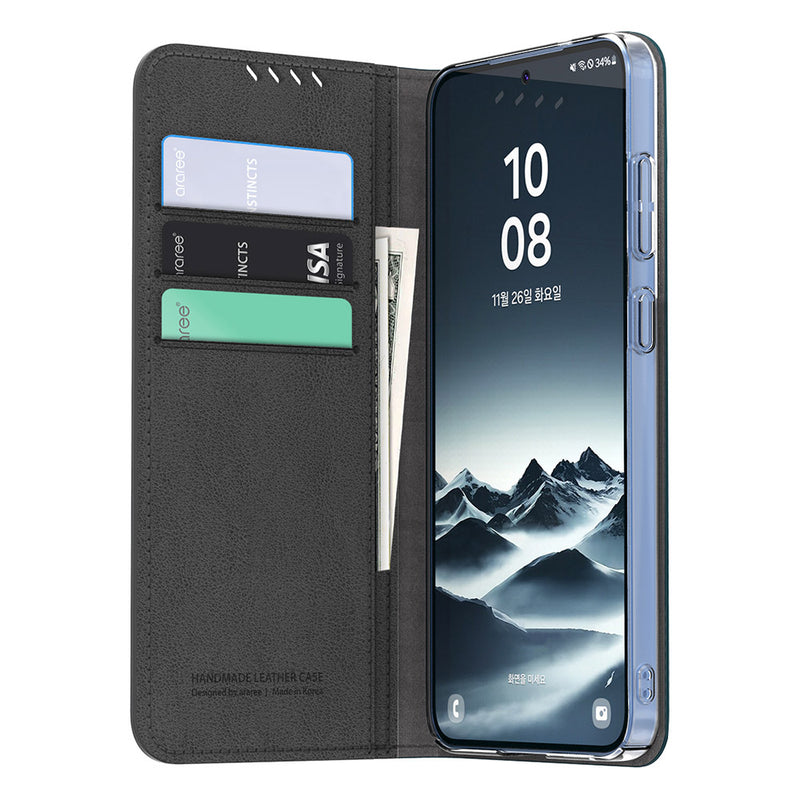 Araree 三星 Galaxy S25 手工掀蓋式保護皮套