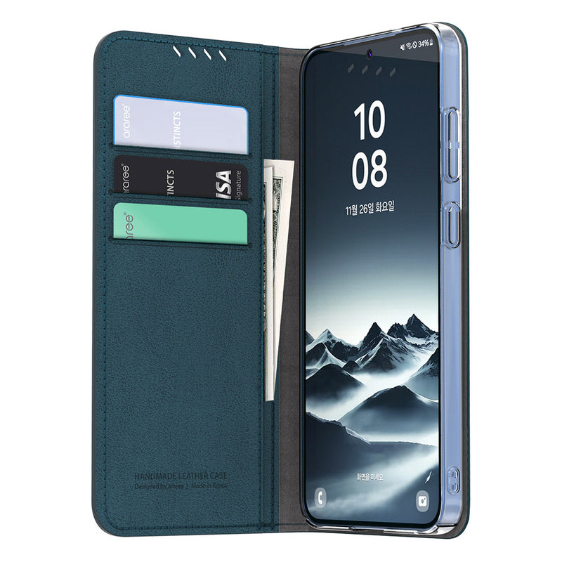 Araree 三星 Galaxy S25 手工掀蓋式保護皮套