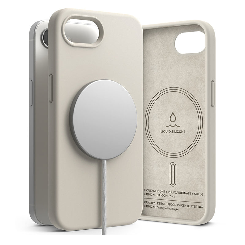 Rearth Apple iPhone 17e/16e (Ringke Magnetic) 磁吸矽膠手機保護殼