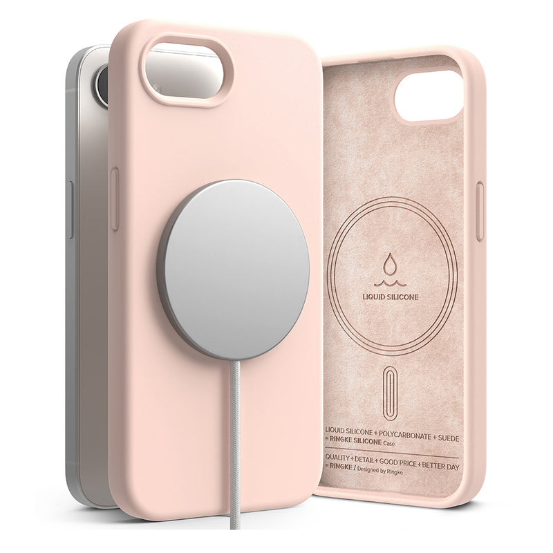 Rearth Apple iPhone 17e/16e (Ringke Magnetic) 磁吸矽膠手機保護殼