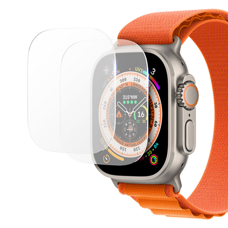 Araree Apple Watch Ultra 1/2/3代 強化玻璃保護貼(2片裝)