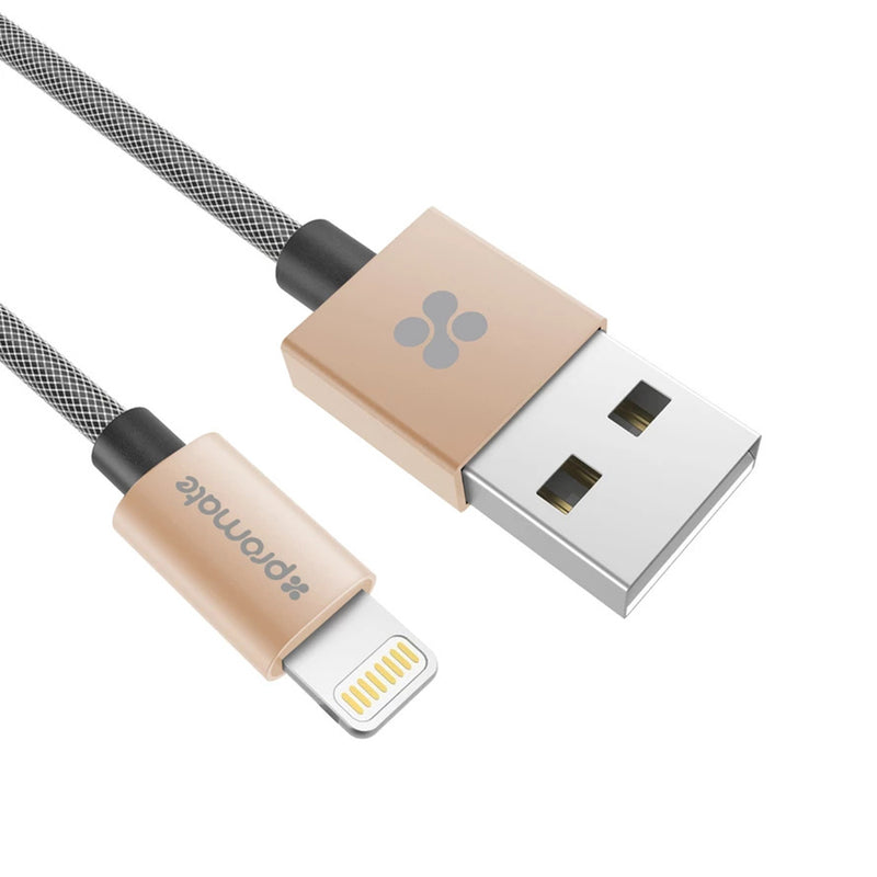 Promate Apple Lightning 原廠認証傳輸線(MFi 認證)(LinkMate-LTF2)