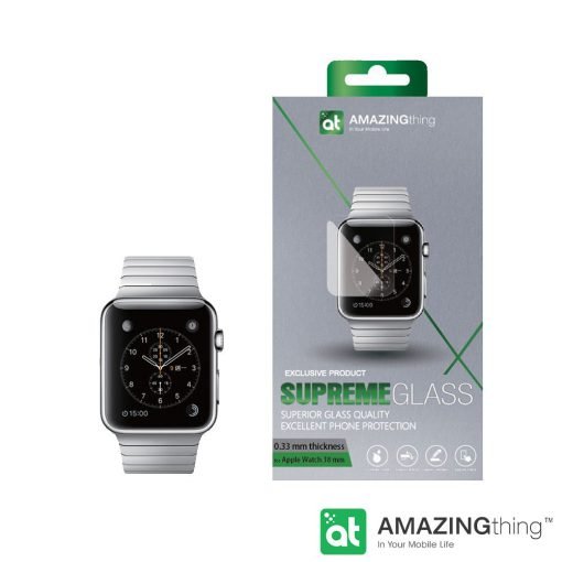 AmazingThing Apple Watch 38mm 曲面強化玻璃保護貼