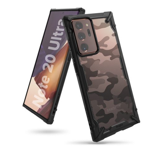 Rearth 三星 Galaxy Note 20 Ultra (Ringke Fusion X) 迷彩抗震保護殼